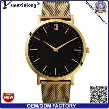 Yxl-281 хорошее качество сетки стальной ленты наручные часы класса люкс Мужская мода часы пользовательские продвижение дизайн часы мужчины